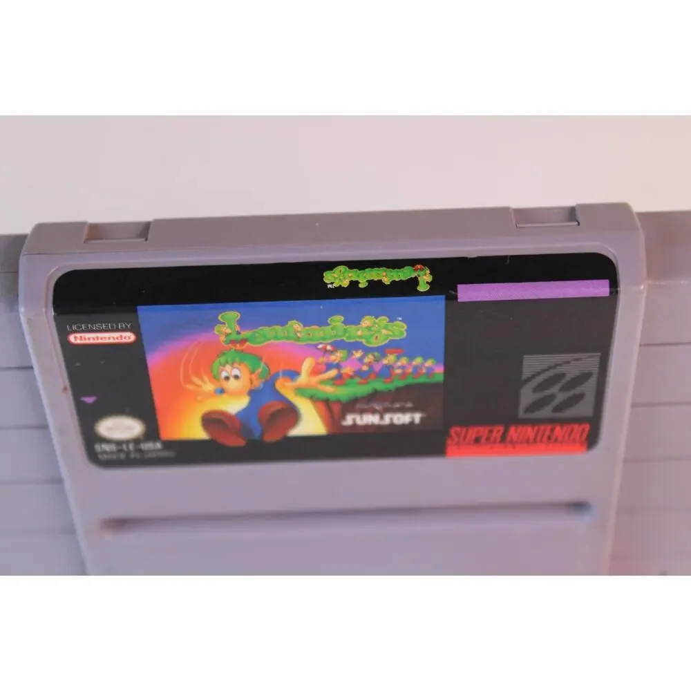 Lemmings (Super Nintendo Entertainment System, 1992) Game Only, Tested/Works
